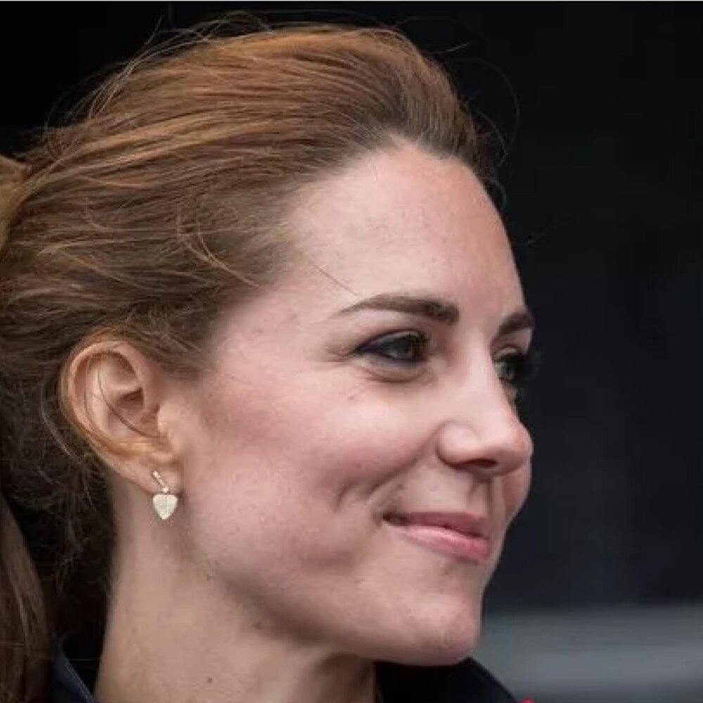 RepliKate of Kate Middleton's Heart Earrings